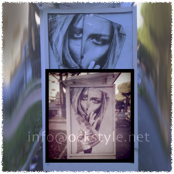 Roman Street Art: On the bust stop