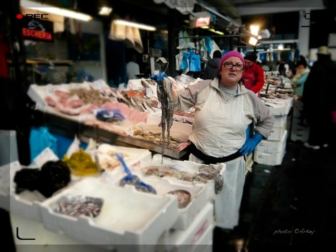 The New Esquilino Market – Seafood Stalls... Food Shopping in Rome | photo: ©ArKey