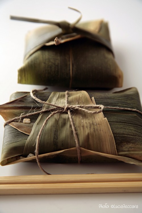 Steamed Rice in bamboo leaves | Recipe and Styling: Orsola Ciriello Kogan | Photo ©LuciaZeccara