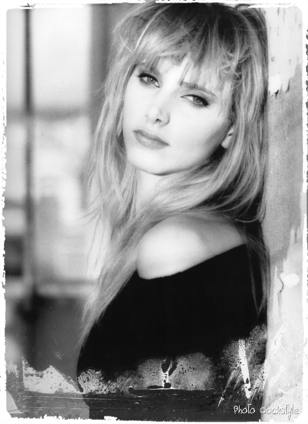 Black & White Portrait: Emma, on a Roman sunny roof ©OrsolaCirielloKogan