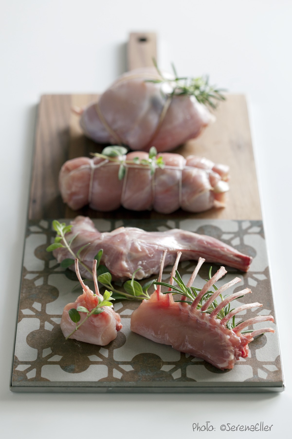 Fresh Herbs Stuffed Rabbit :: Sale e Pepe Magazine | Recipe and Food Styling: Orsola Ciriello Kogan | Photo ©SerenaEller