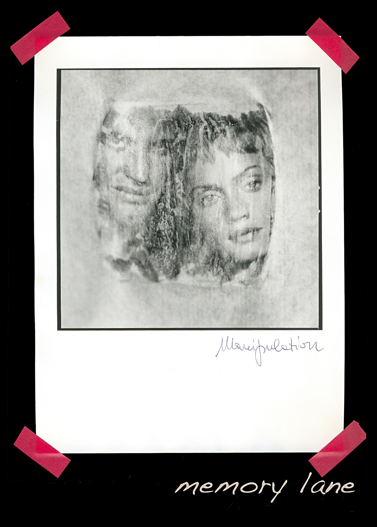 Personal: "ByeBye on white" Mixed_Media_Collage on photo paper | ©OrsolaCirielloKogan