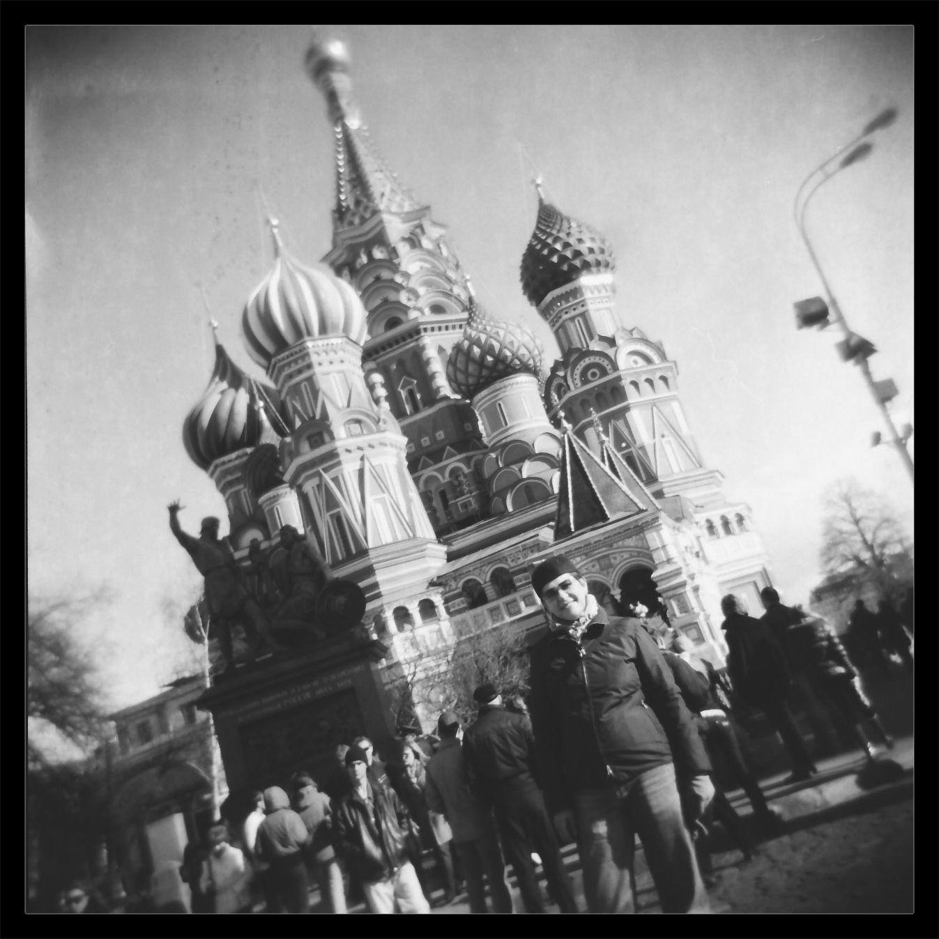 Hasselblad Collection: OCK @ Saint Basil Cathedral on the Red Square, Moscow | Black & White Portrait ©ockstyle