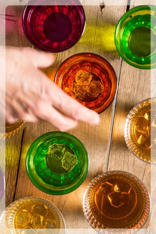 Prop Styling: Colored glasses | Styling: Orsola Ciriello Kogan | Photo: ©RosangelaGiannoccaro