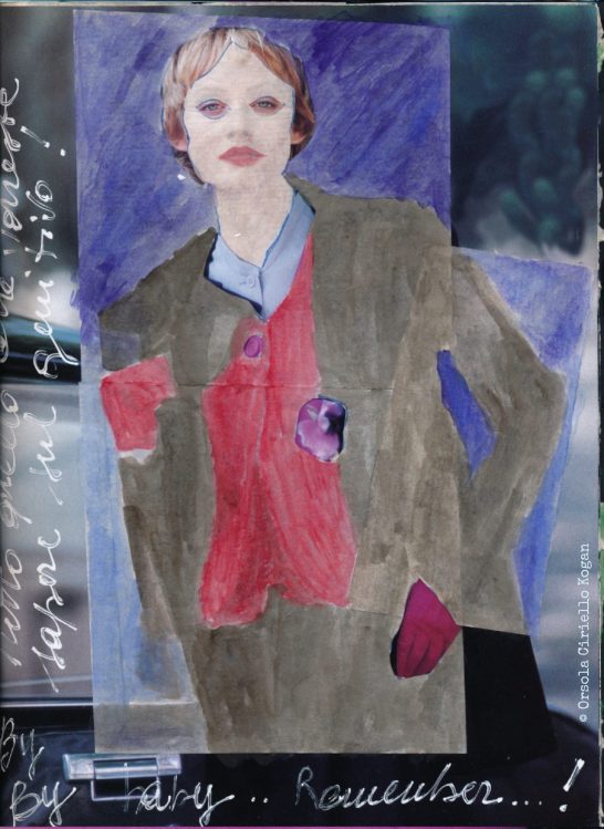 Up close and personal: "Hello-There!" Mixed Media Collage | ©OrsolaCirielloKogan