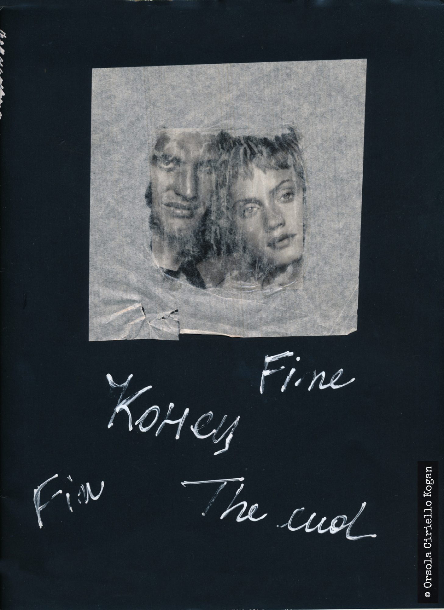 Personal: "ByeBye on black" Mixed_Media_Collage | ©OrsolaCirielloKogan