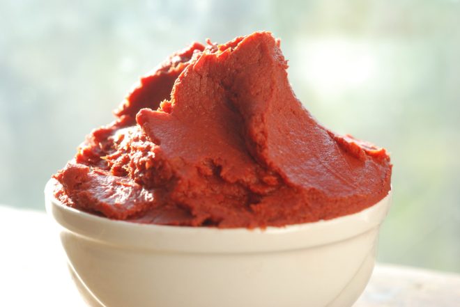 Organic Conserva from Italian heirloom tomatoes | Recipe Mamma Linda | Styling and photo ©OrsolaCirielloKogan