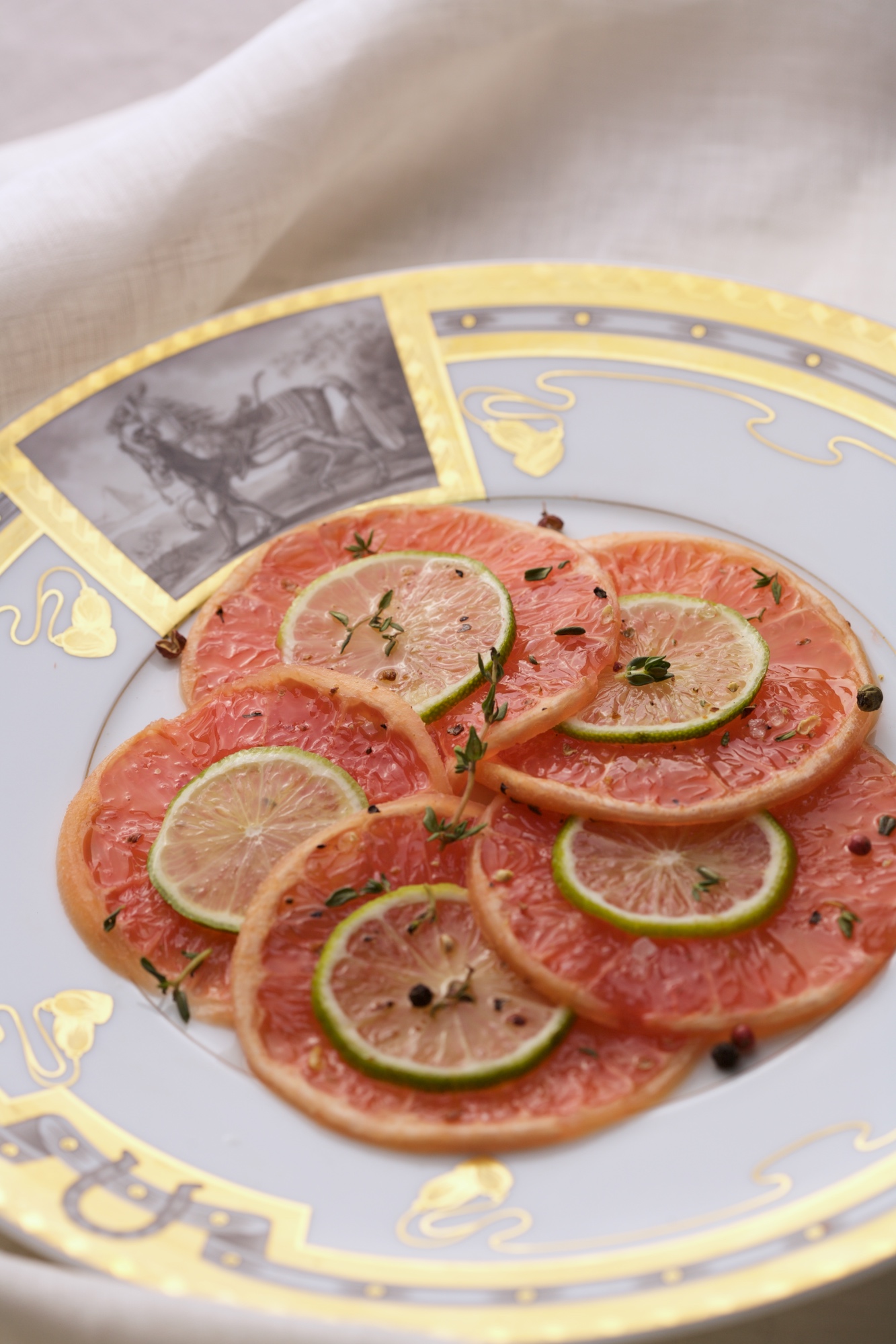 Grapefruit carpaccio salad | Recipe & styling: Orsola Ciriello Kogan | Photo: ©LuciaZeccara