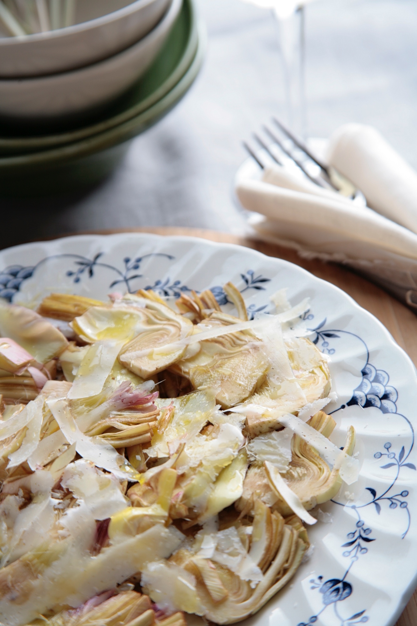 Artichokes and Parmigiano salad | Recipe & styling: Orsola Ciriello Kogan | Photo: ©LuciaZeccara