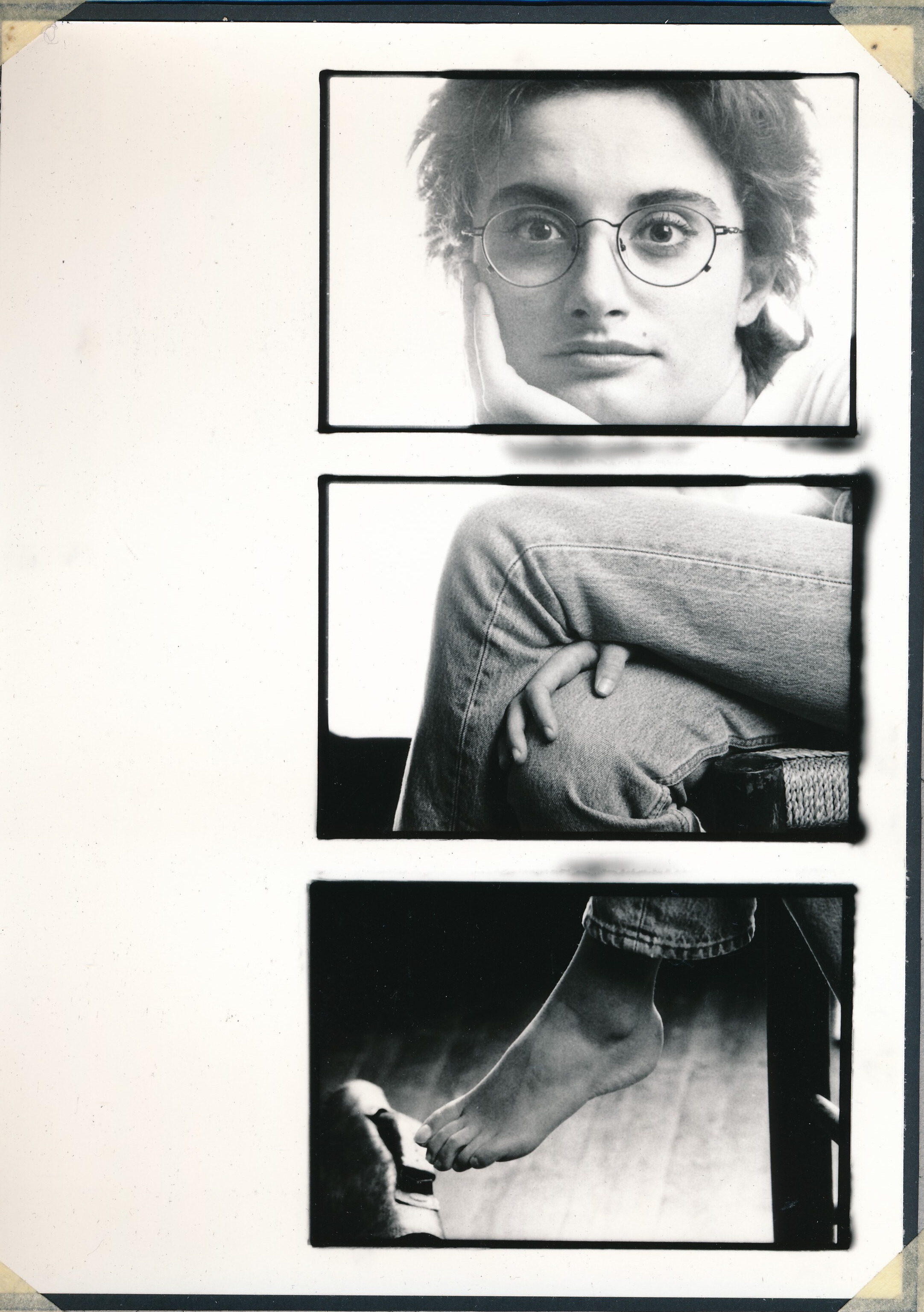 Barefoot: Elena, Rome | Collage of Black & White prints ©OrsolaCirielloKogan